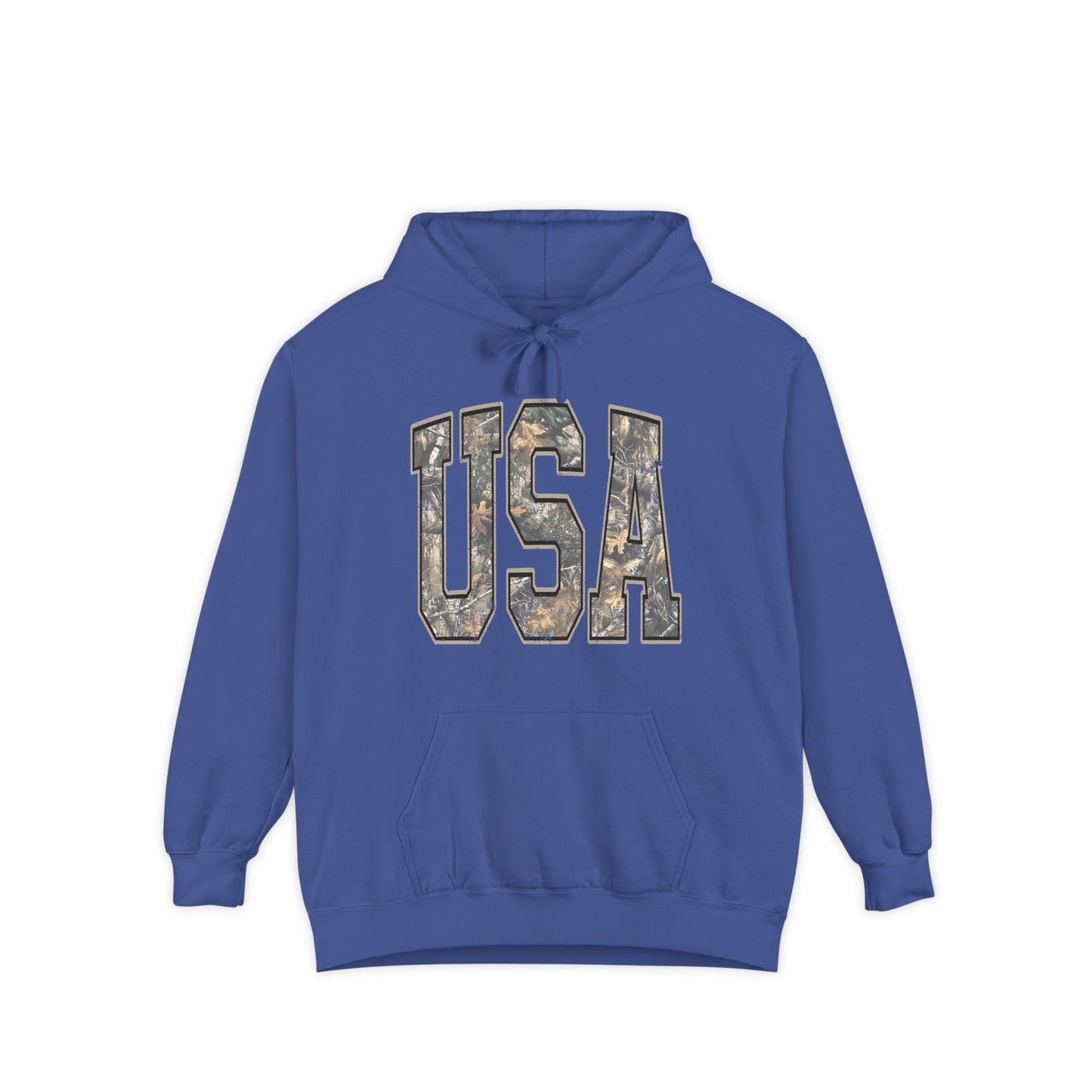 USA Camo Hoodie — Military-Inspired Patriotic Pullover