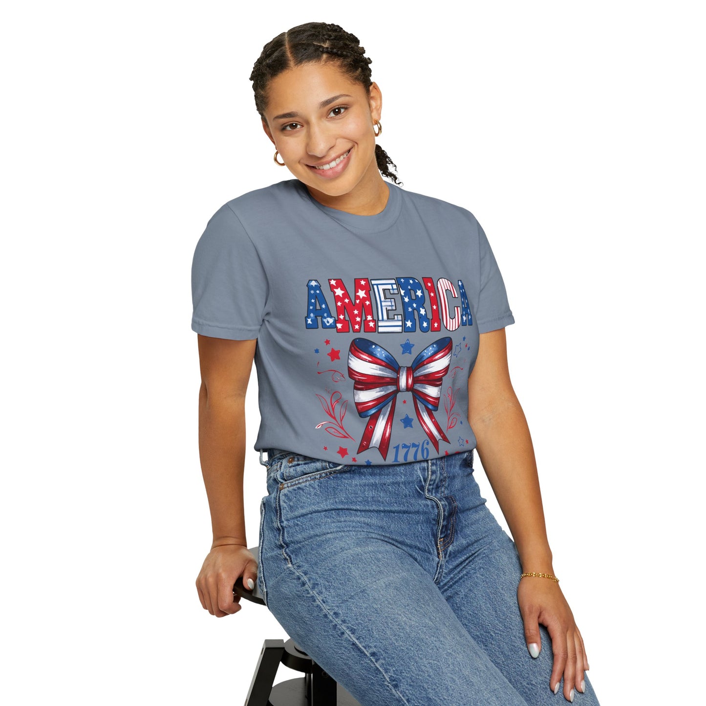 America 1776 'Land of the Free' Patriotic T-Shirt